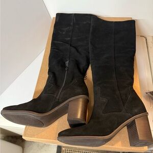 Black Knee-High Women's Boots - Lucky Brand